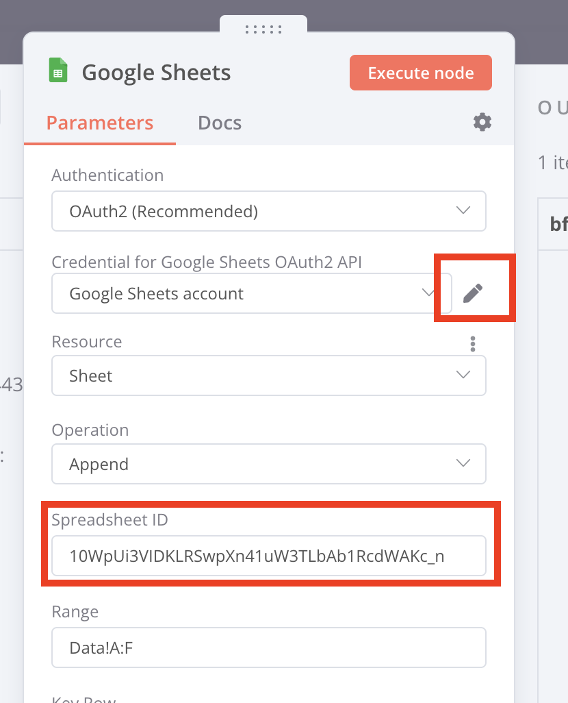 Node config Node config